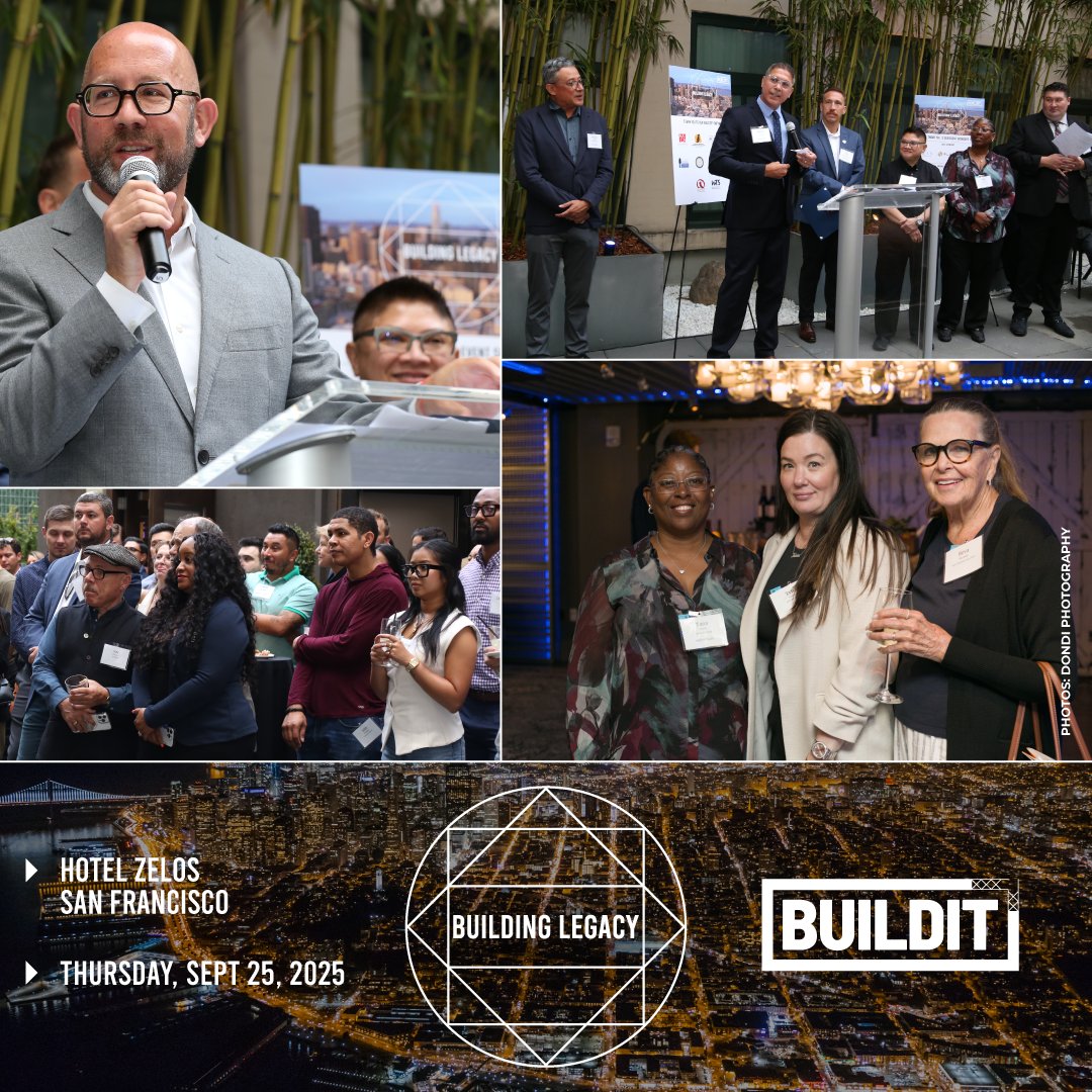 At last evening’s Building Legacy event, hundreds of AEC Industry leaders gathered at the Hotel Zelos in downtown San Francisco to celebrate the accomplishments of the past, stake stock of the present, and build new connections for future opportunities.