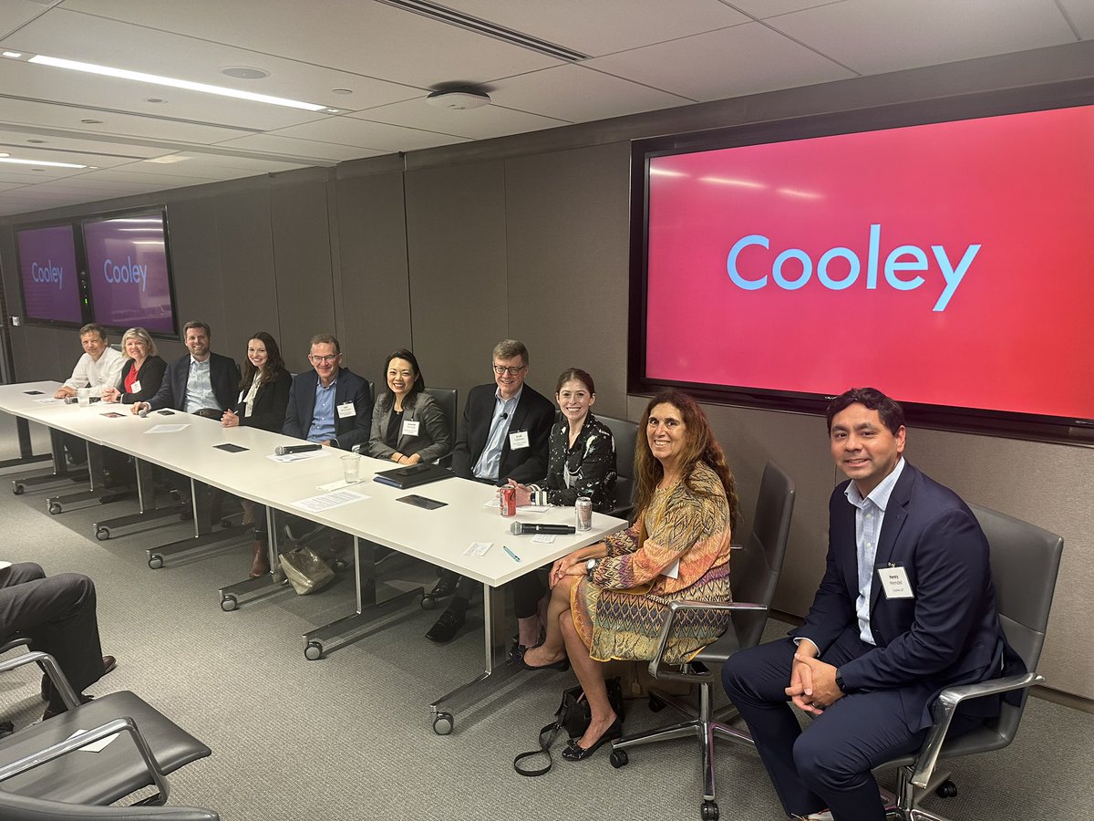 Yesterday <a href="/CooleyLLP/">Cooley LLP</a> was honored to host @fcc Space Bureau leaders for a roundtable discussion w/ industry regarding the hottest topics in space tech public policy. Many thanks to Cooley’s own Henry Wendel for his leadership in organizing w/ @fcbalaw this great discussion!