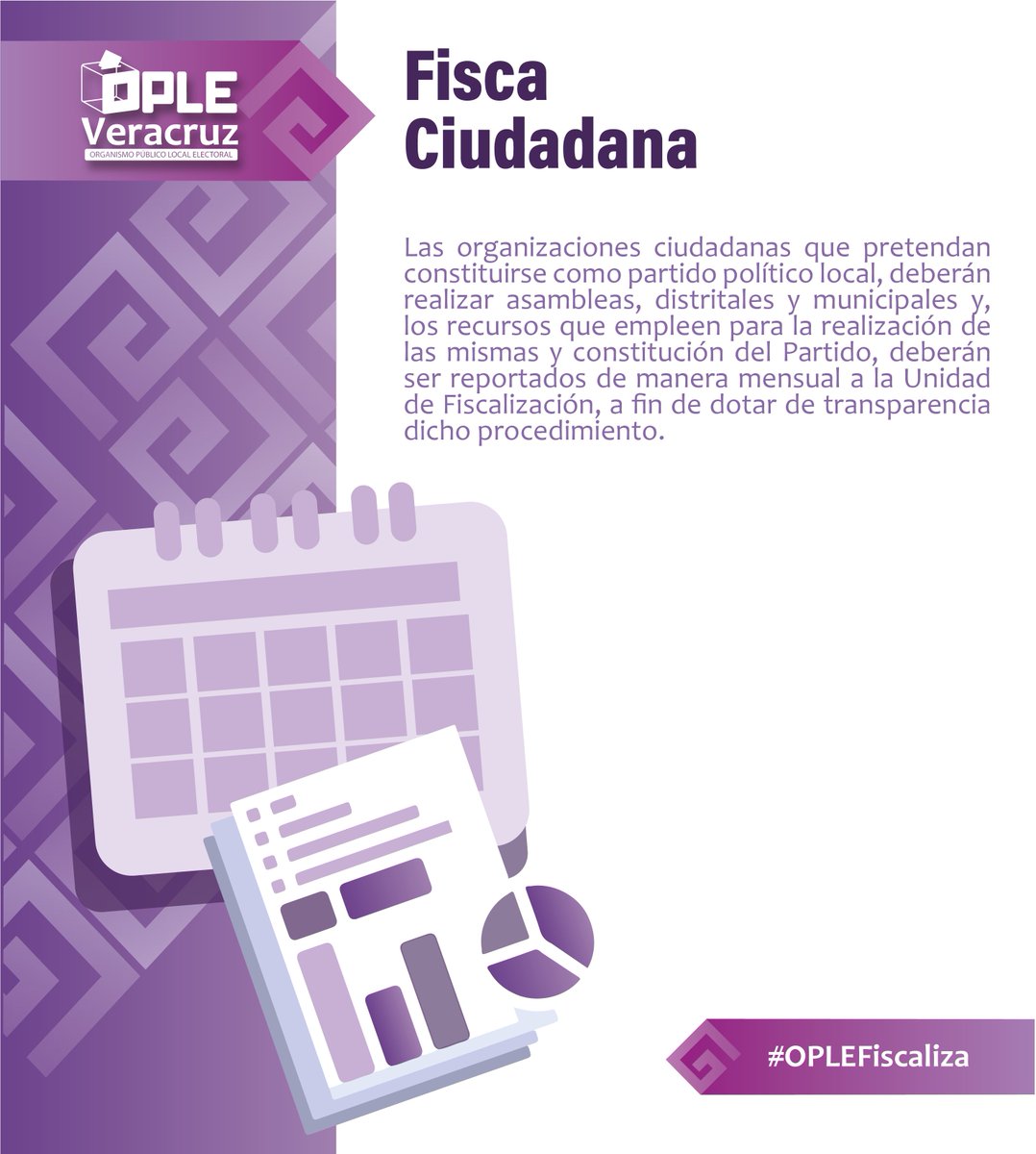Es fundamental que todas las organizaciones ciudadanas cumplan con sus responsabilidades. 📊

Conoce las obligaciones  respecto a la rendición de cuentas y  la legalidad durante el proceso de constitución de partidos.

#Fiscalización #OPLEVeracruz #OPLEFiscaliza