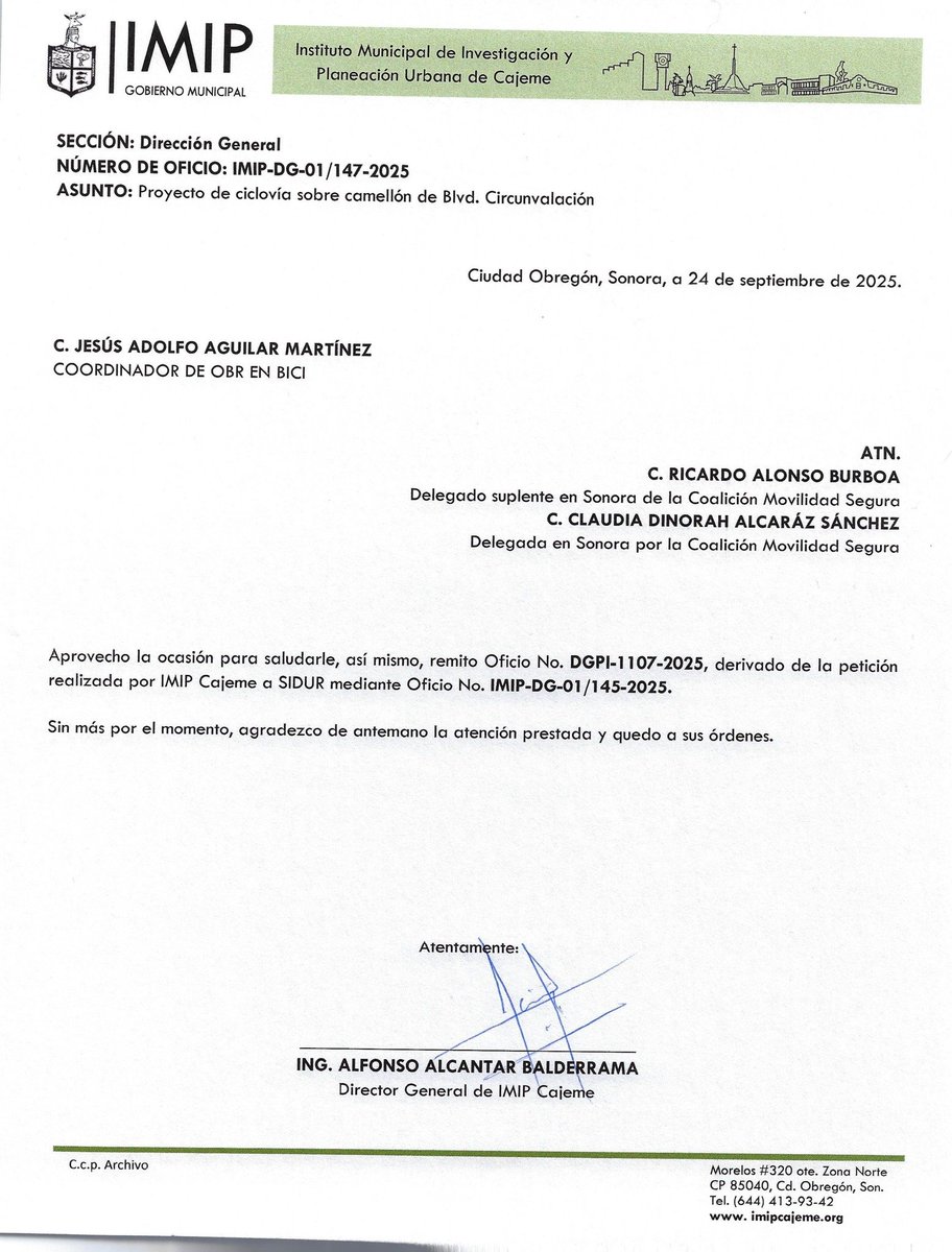 Coalición Movilidad Segura Sonora tweet media