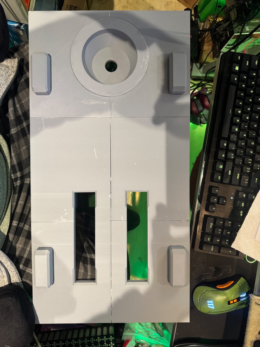 reprinted3D's tweet photo. Gods! I am so stupid. I printed the same set of parts twice! That’s 305g of wasted filament (or $10.67) down the drain…
And that’s in ADDITION to having to reprint the whole base because I previously @3DGloop’ed the parts together.
I still love this @Polymaker_3D #HTPLA-GF. https://t.co/PZgWa7Izlv