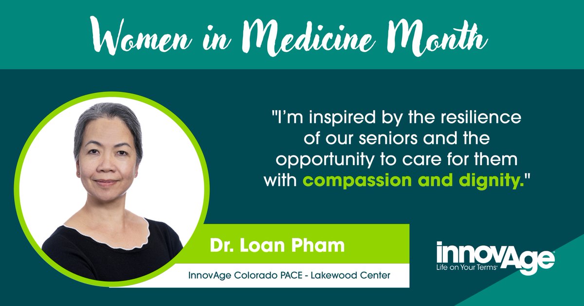 For 16 years, Dr. Loan Pham has provided care, support, and friendship to our Lakewood, Colorado participants – making Dr. Pham the most tenured physician throughout InnovAge! We salute Dr. Pham's extraordinary work during Women in Medicine Month, and all year long!