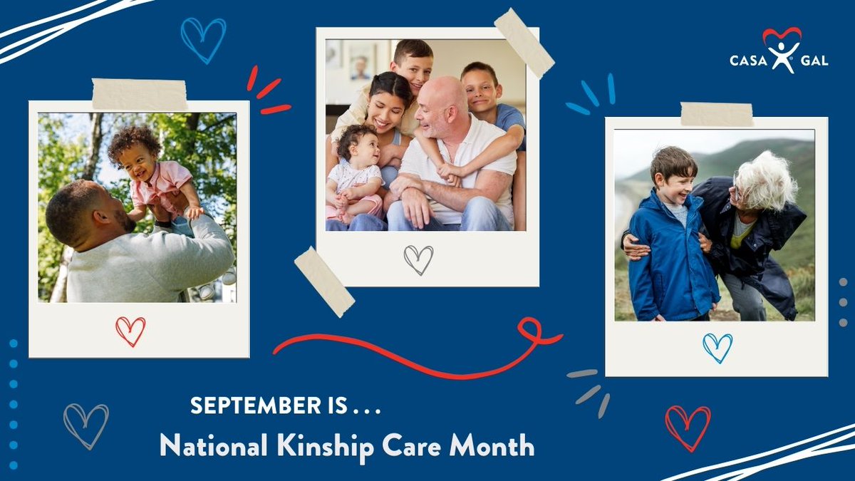 When parents can’t provide care, relatives often step in to offer stability, love, &amp; hope. Nearly 2.5 million children in the U.S. are growing up in Kinship families. This #KinshipCareMonth, <a href="/NationalCASAGAL/">National CASA/GAL Association for Children</a> celebrates Kinship caregivers' unwavering commitment to children.💙