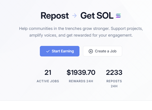 Let’s $WURK together! 

Is there a project in the trenches that deserves attention? Lets boost it Comment👇

WURK.FUN