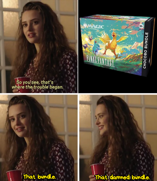 My wallet at the end of December... #MTGxFINALFANTASY