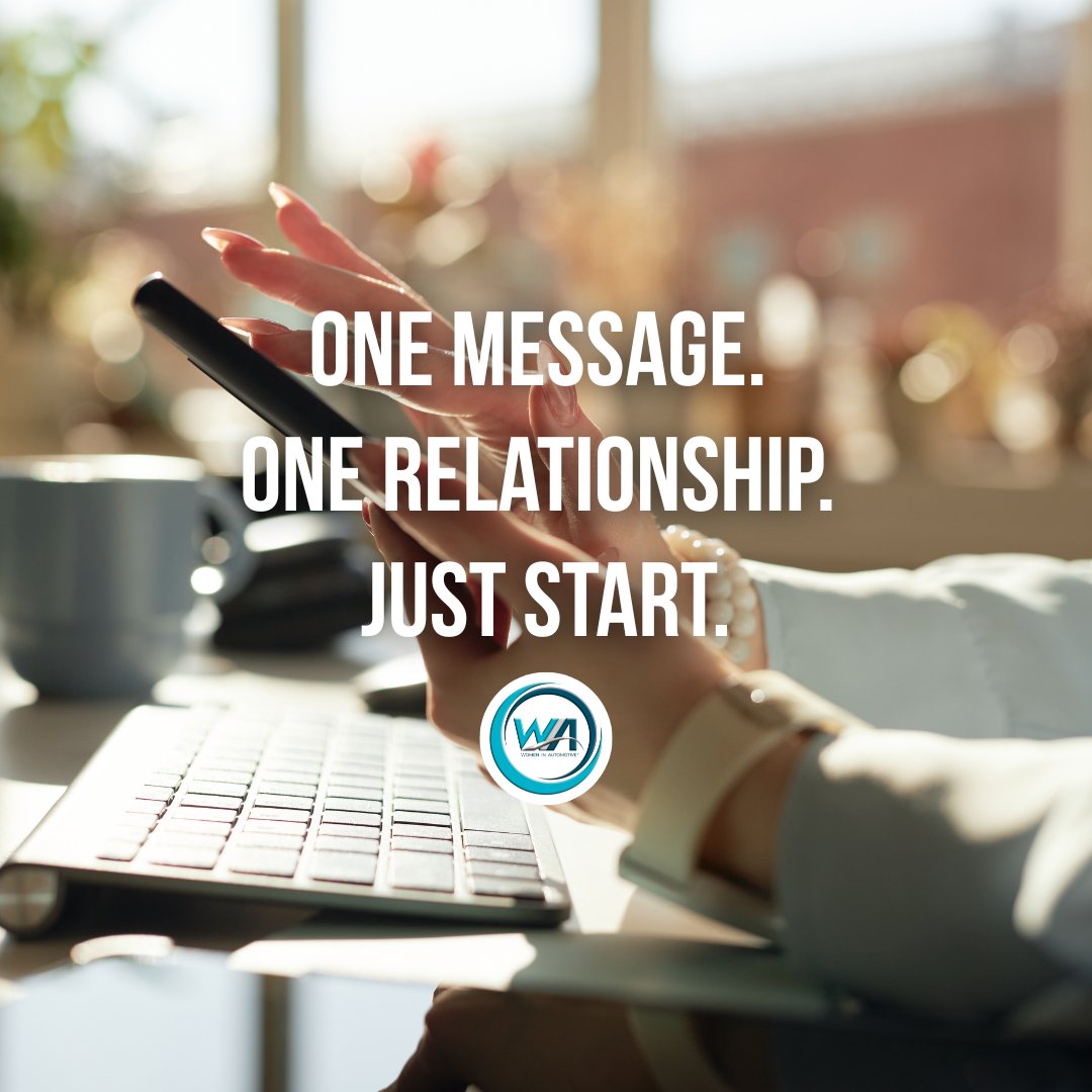 WomenInAutoCo's tweet image. ⚡️#FridayChallenge
Pick 1 WIA contact.
Send 1 authentic follow-up.
Build 1 real relationship.
Tag us when you’ve done it.
#WIA #WomenInAutomotive #CareerGrowth #NetworkingChallenge