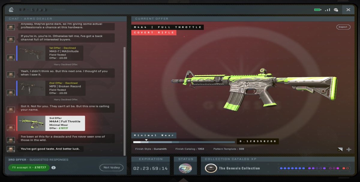 ArulddCS's tweet image. No money to buy this MW M4 Full Throttle, I love being poor!