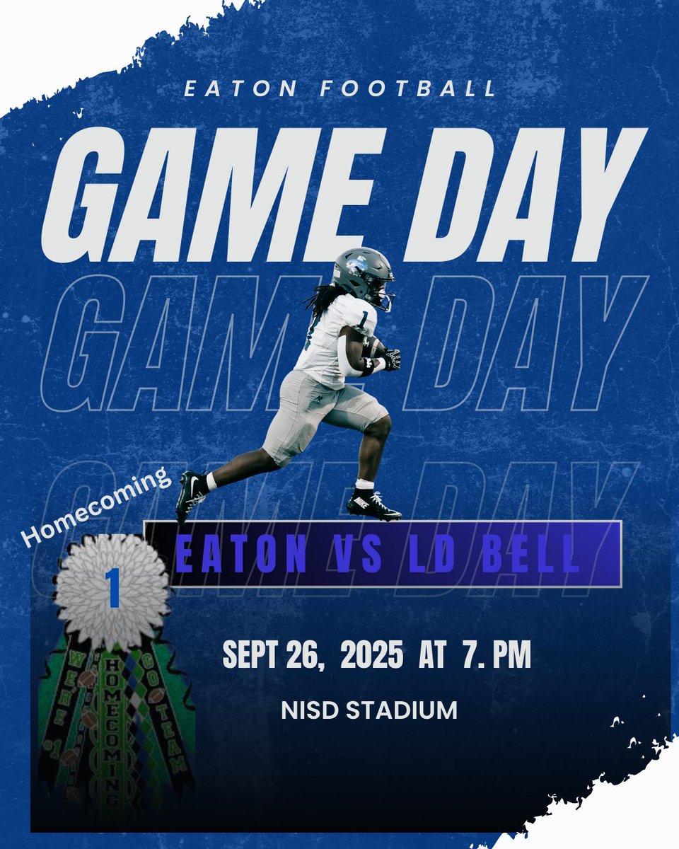 GAMEDAY FOR THE BIRDS 🆚 LD Bell 
NISD Stadium, 7:00pm
Homecoming 2025