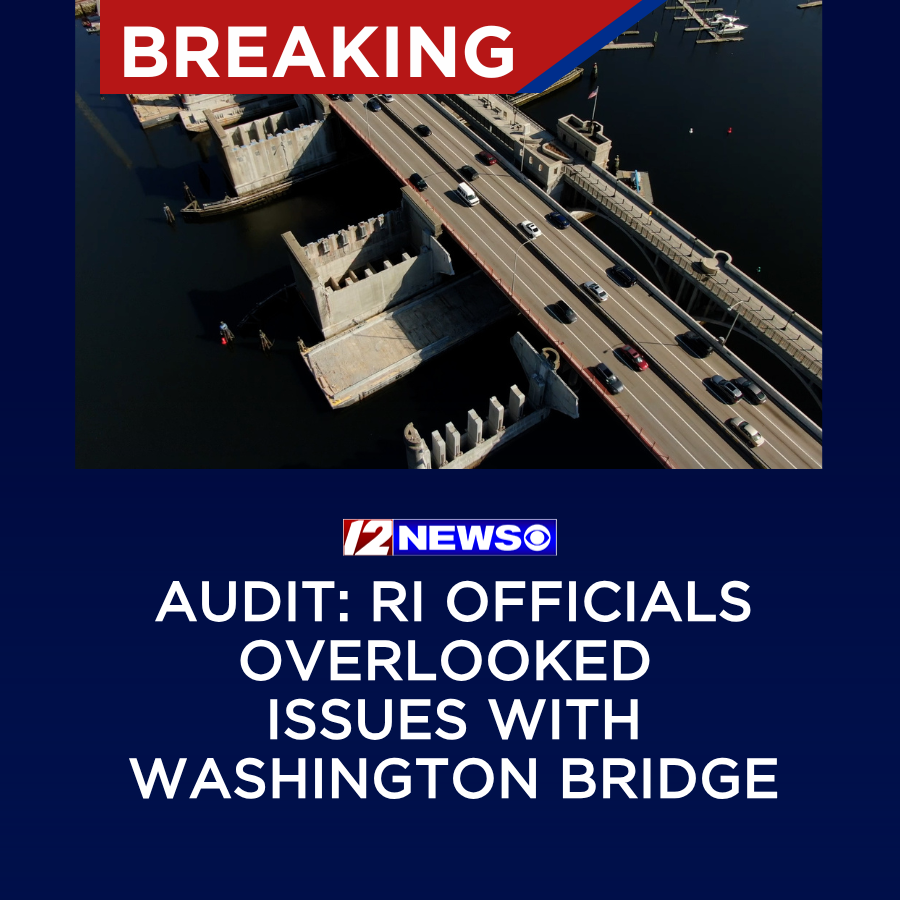 wpri12's tweet photo. BREAKING: A forensic audit shows state officials should have been aware of growing structural issues with the westbound Washington Bridge long before its closure. Full story: https://t.co/4aLVHwPuQw https://t.co/8tfyoKWT4M