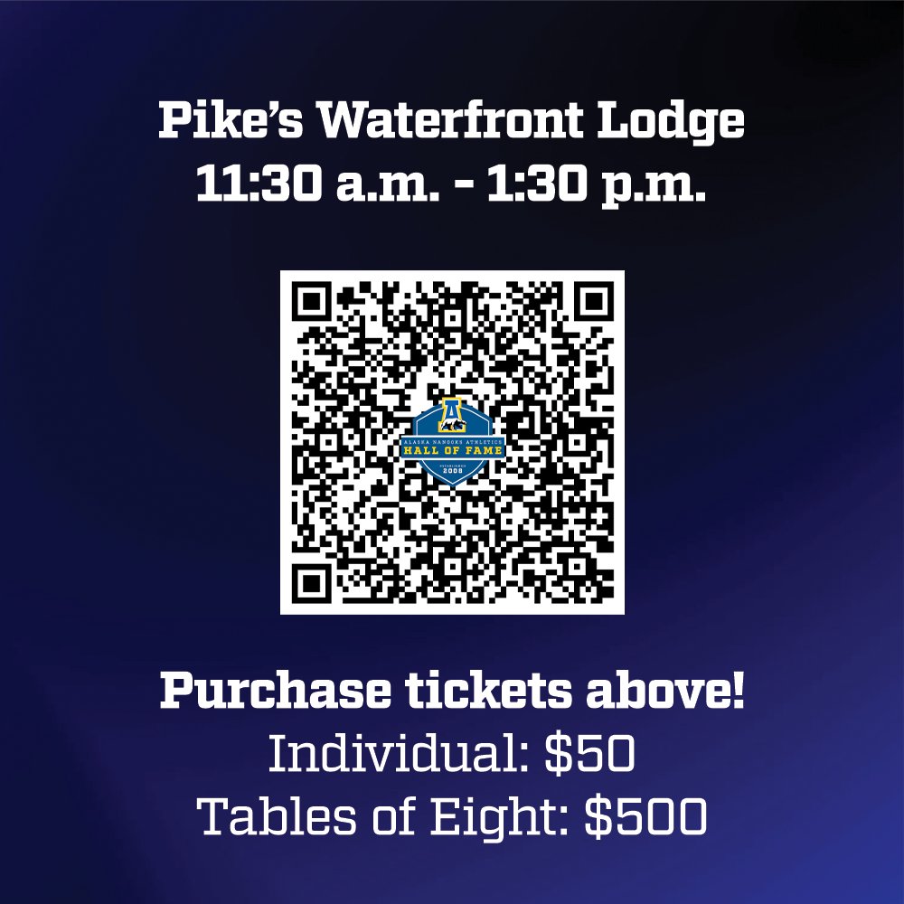 We're one week out from the Nanook Hall of Fame luncheon, sponsored by the UAF Alumni Association (<a href="/uafalumni1/">uaf-alumni</a>)!

Lock in your seat at a table, or purchase a full table of eight! 

🎟️ >> bit.ly/42SGhZg
💻 >> bit.ly/4ntprsk

#NanookNation x #NanookHOF