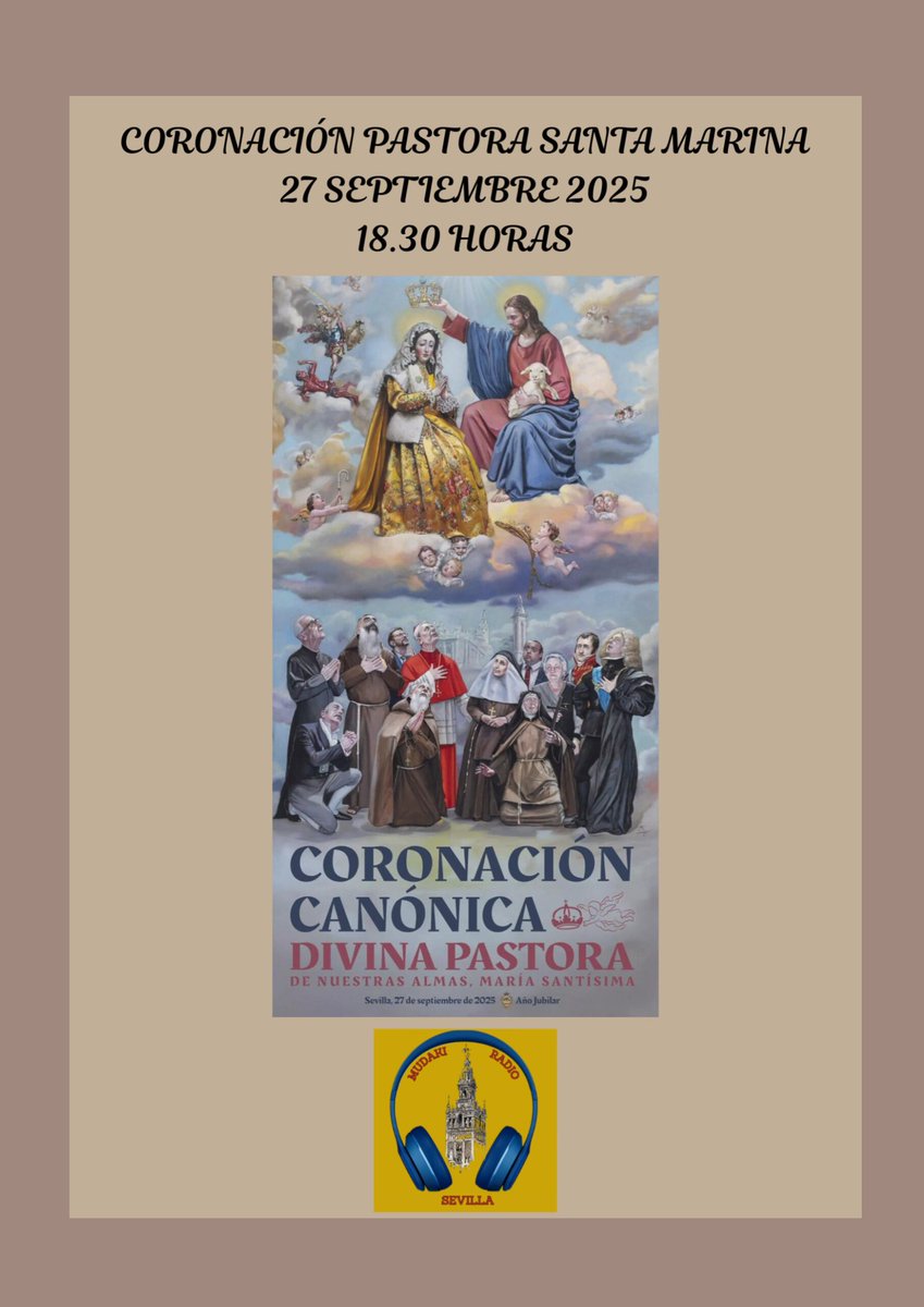 Fran Rabadán (@fran_rabadn) on Twitter photo Sigue la Coronación Canónica de <a href="/PastoraSMarina/">Primitiva Hermandad Divina Pastora de Santa Marina</a> en #mudakiradiofm <a href="/instagram/">Instagram</a>, desde este enlace gratuito.
zeno.fm/radio/mudakira…. Desde las 18.30 horas, dirige y presenta <a href="/fran_rabadn/">Fran Rabadán</a>. <a href="/BandadeCoria/">BM Coria del Río</a>
#caminoalacoronacion
#pastoradesantamarina
#pastora
#glorias
#sevilla 🎙️🎧🛜 Sigue la Coronación Canónica de <a href="/PastoraSMarina/">Primitiva Hermandad Divina Pastora de Santa Marina</a> en #mudakiradiofm <a href="/instagram/">Instagram</a>, desde este enlace gratuito.
zeno.fm/radio/mudakira…. Desde las 18.30 horas, dirige y presenta <a href="/fran_rabadn/">Fran Rabadán</a>. <a href="/BandadeCoria/">BM Coria del Río</a>
#caminoalacoronacion
#pastoradesantamarina
#pastora
#glorias
#sevilla 🎙️🎧🛜