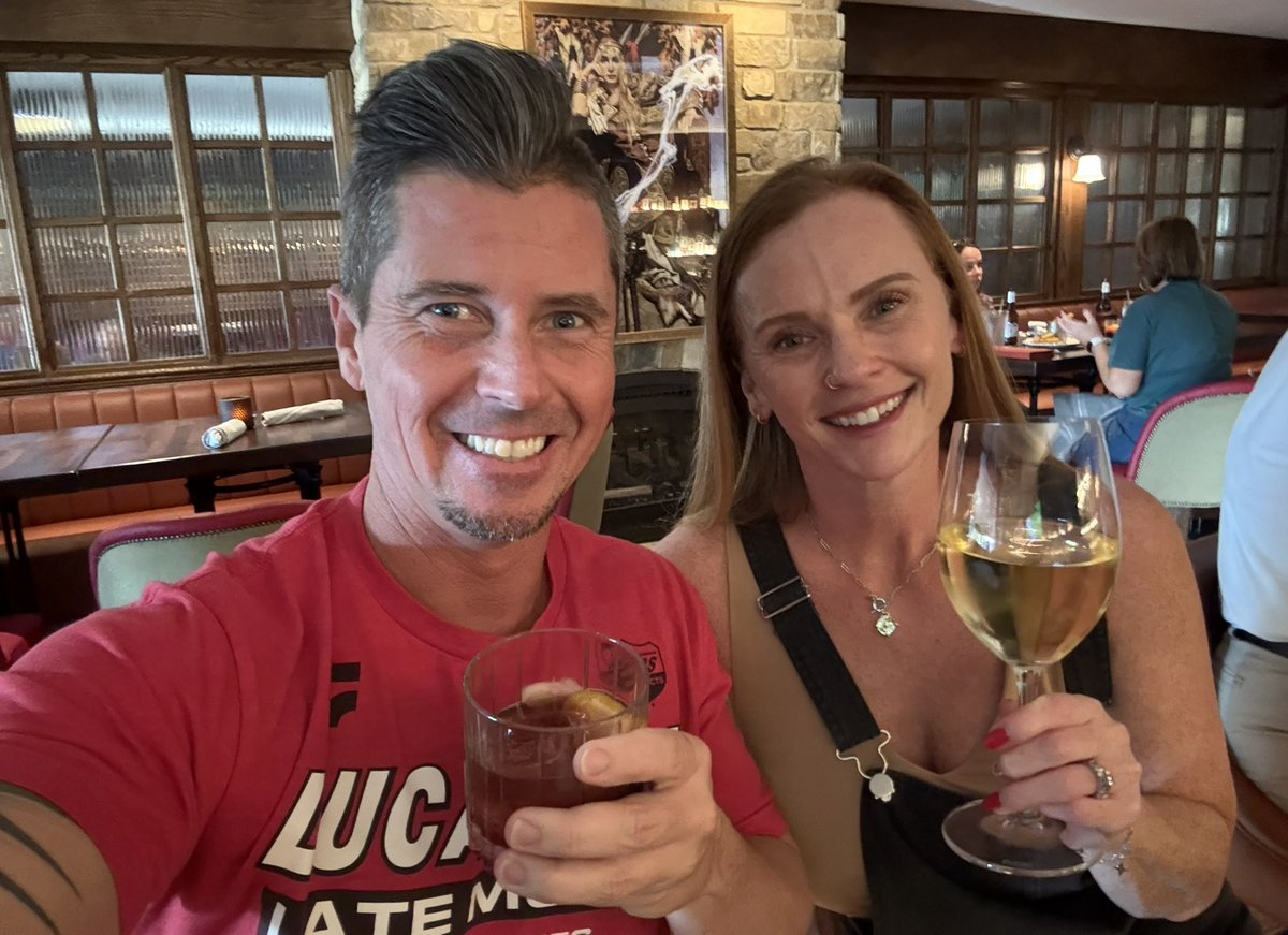 Celebrating a successful week on many levels with my fav. #CheersFriends