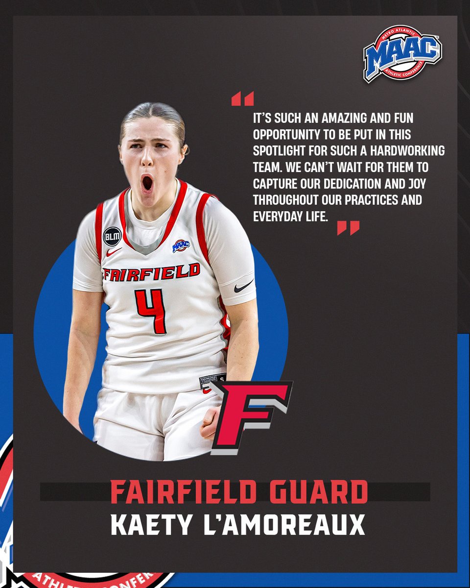 An all-access look at <a href="/StagsWBball/">Fairfield Women’s Basketball</a>? Say less 👀

Hear from <a href="/CTbow/">Carly Thibault</a> and <a href="/kaetylam/">kaetylam</a> on the opportunity to showcase their squad on <a href="/ESPNU/">ESPNU</a>!

More details to come 🎥

#MAACHoops x <a href="/sportandstory/">Sport & Story</a>