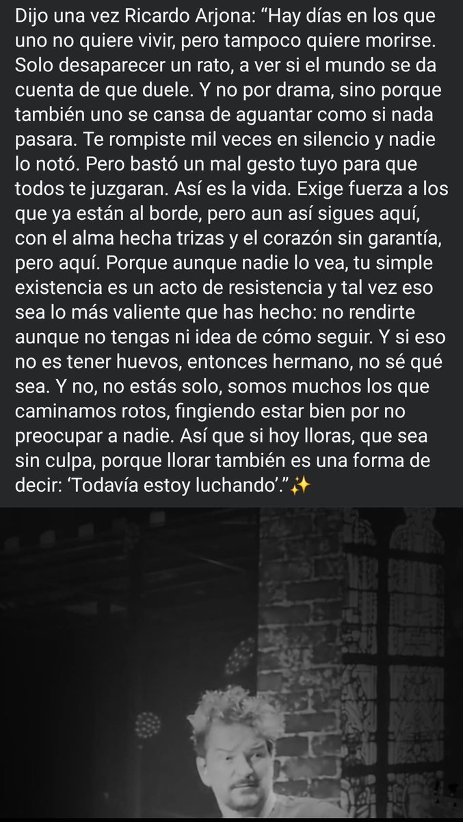 Así... con ganas de NO VIVIR MAS,PERO SIN GANAS DE MORIR!! 😭😟😑