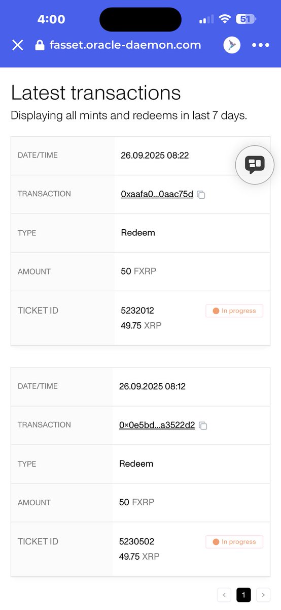 fasethanation's tweet photo. @FlareNetworks still pending haven’t received my xrp back yet to my wallet it’s been hours https://t.co/B9nbMDEQhN