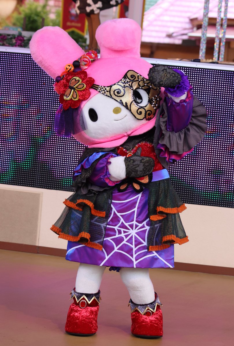 patchee_spl's tweet image. マスカレードマスクしても
かわいいマイメロちゃん🦋💕
#マイメロディ