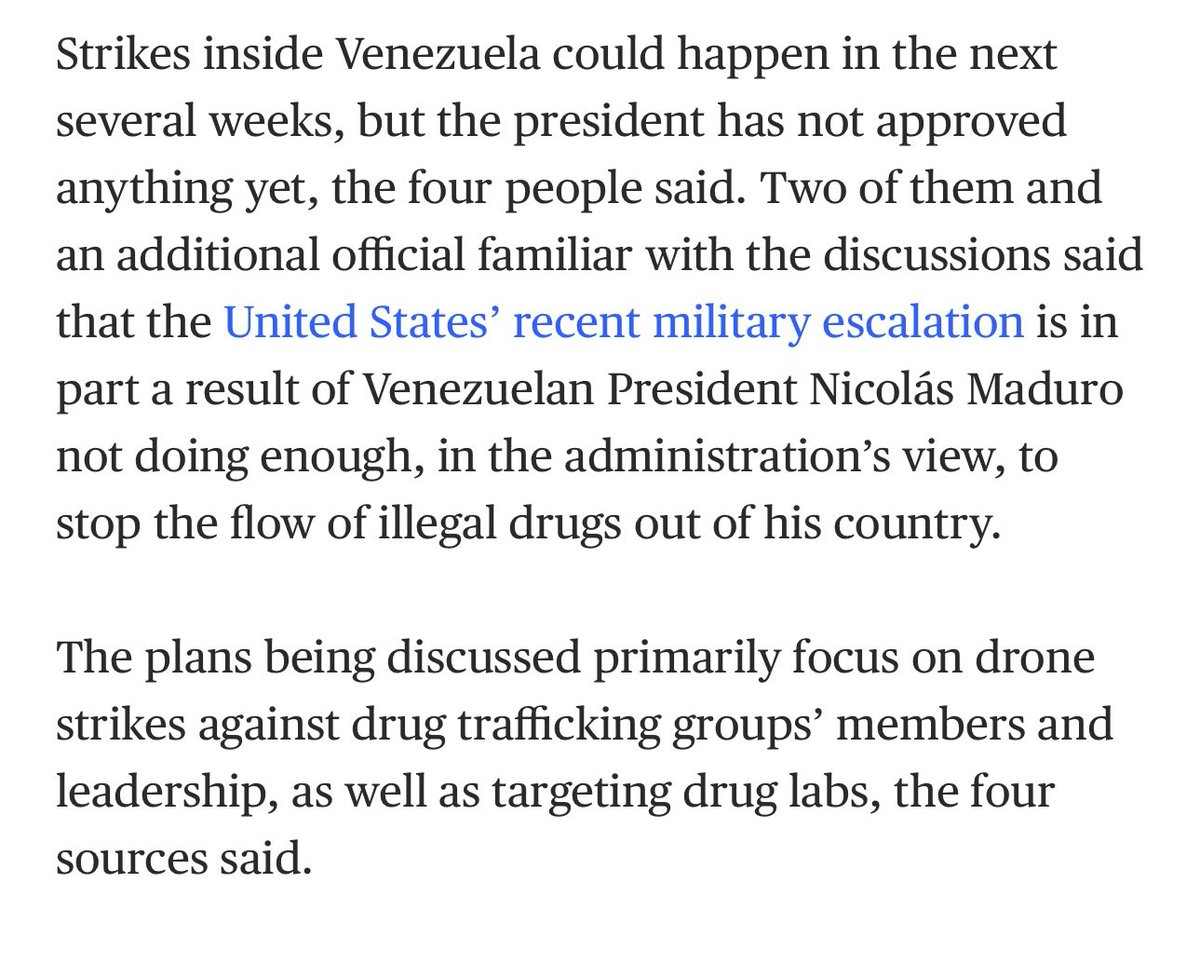 DanielDiMartino's tweet image. If Trump drone strikes Maduro, I am going full MAGA like nothing has ever been seen before. You have no idea.

Do it!