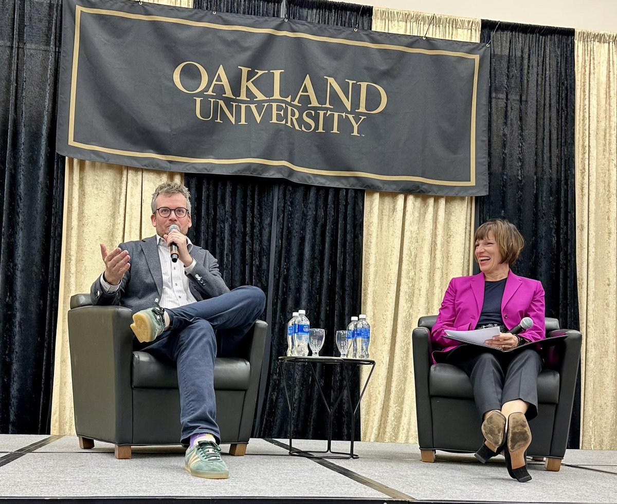 Last night, we welcomed John Green to OU for our Varner Vitality Lecture Series. He’s the author of The Fault in Our Stars, Looking for Alaska, and his latest book, Everything Is Tuberculosis. John is also a YouTuber, VidCon co-founder, and global health advocate who has inspired