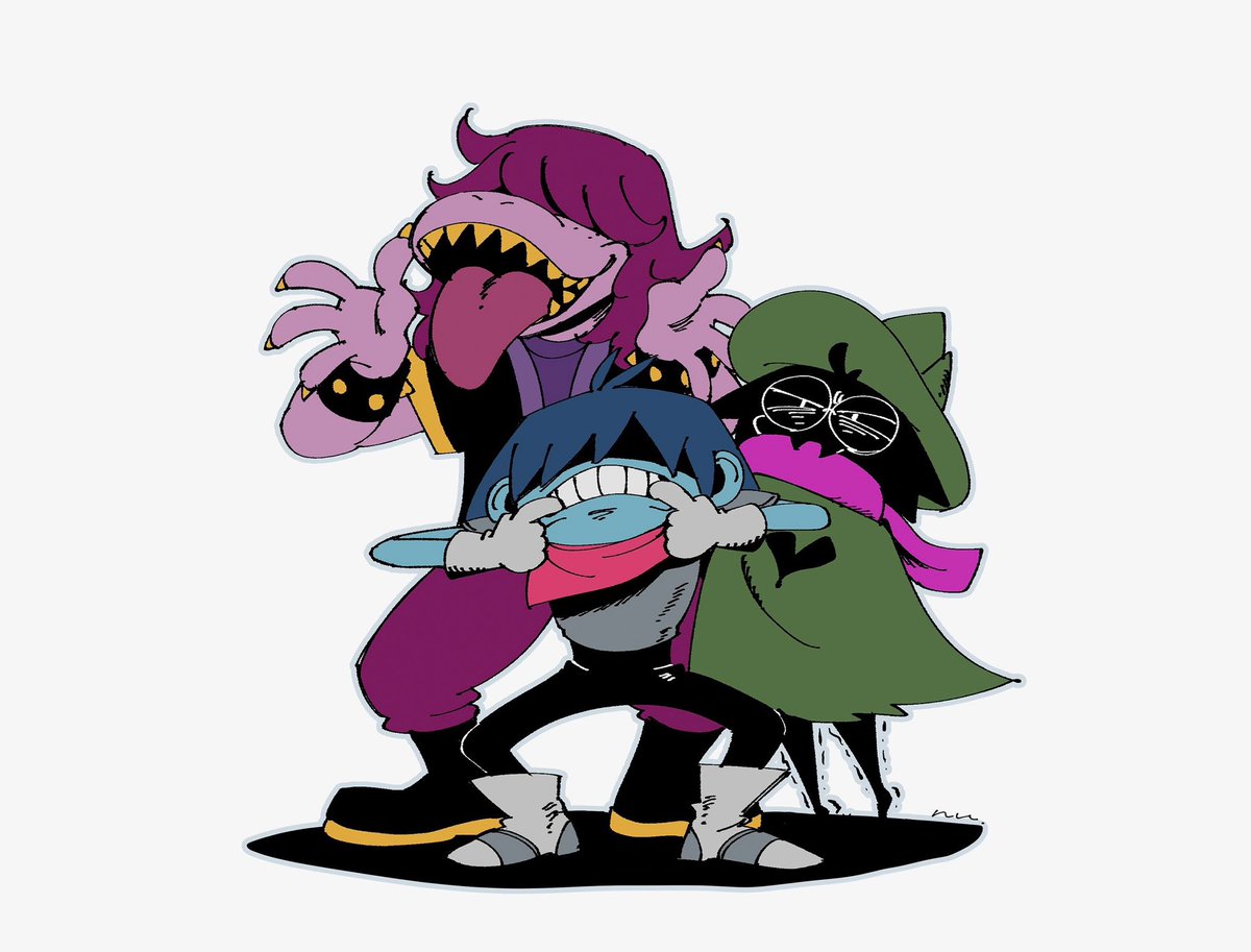 differmitt's tweet image. The big four I wanna do are:

Dire from Fortnite 

Kris and or Susie from Deltarune

And an anthro Gogoat from powkeemon 

All of these equally fight for my attention