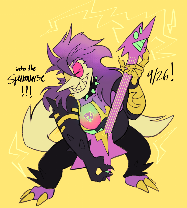thenyanamo's tweet photo. EPISODE ONE IS OUT!! PLEASE CHECK IT OUT!! <3 Thanks to @_Flyingsnake and everyone involved with the first episode!! Hope you guys enjoy! 

#intothespamverse #spamton #deltarune #spamtonex https://t.co/NR5ZNm0OcP