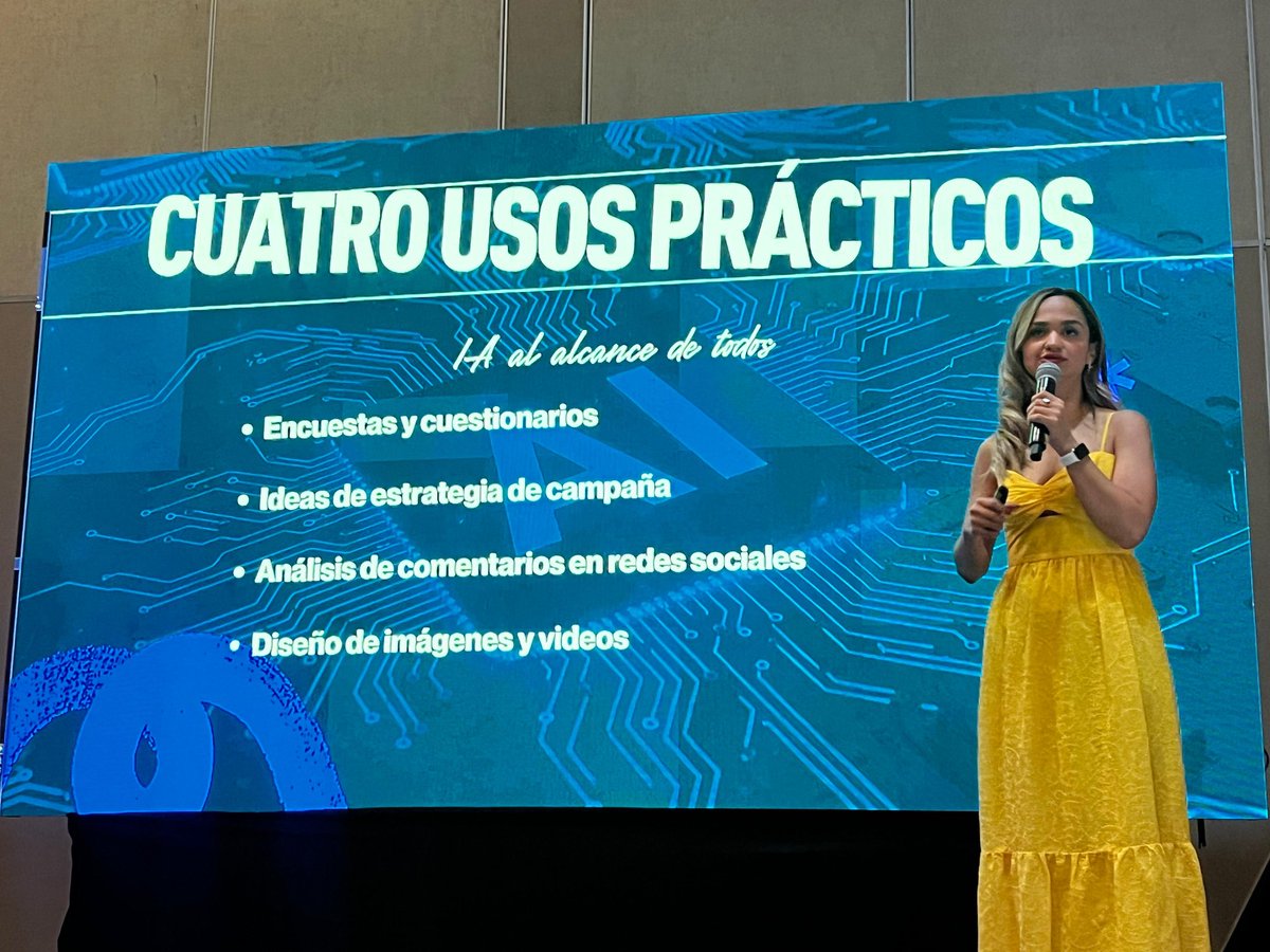 📌 "La I.A. no crea visión ni valores, no sustituye la cercanía con la gente. Por eso la estrategia y liderazgo humano es y seguirá siendo insustituible." - <a href="/rutheunice0096/">Ruth Cabral Diana</a> en #CumbreCartagena