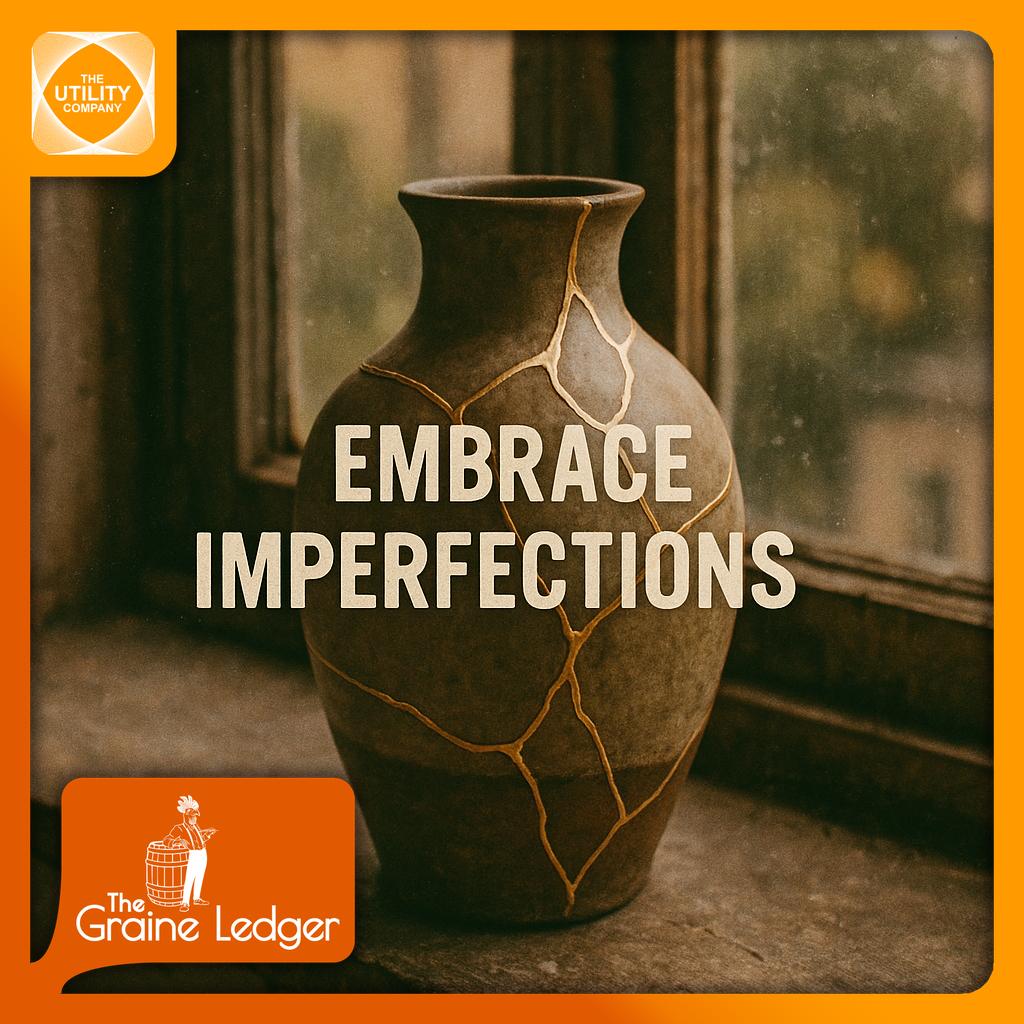 thegraineledger's tweet image. In distilling innovation, embracing imperfections is key. Kintsugi teaches us to turn flaws into strengths, just like advanced filtration tech handles raw material quality changes. Think knot theory: abrupt changes lead to greatness! #BehavioralEconomics meets Eastern Philosophy.