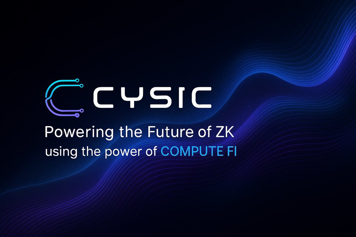 TeddDaBear.ink π§ββοΈπ§‘ (@call_me_cade) on Twitter photo Cysic is solving the hardest part of zk proof generation speed. Instead of hours long computation, they're shipping hardware acceleration that makes proving fast, cheap, and scalable.
<a href="/cysic_xyz/">Cysic | KBW, Token2049</a> is the invisible infrastructure that lets ZK rollups actually go mainstream. Without Cysic is solving the hardest part of zk proof generation speed. Instead of hours long computation, they're shipping hardware acceleration that makes proving fast, cheap, and scalable.
<a href="/cysic_xyz/">Cysic | KBW, Token2049</a> is the invisible infrastructure that lets ZK rollups actually go mainstream. Without
