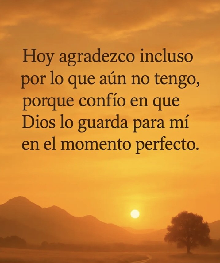 Aunque todo parezca perdido, Dios cuida de mí.