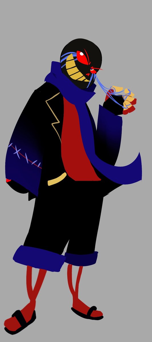 I used to draw him a lot when I was younger

#underverse
#undertale 
#errorsans