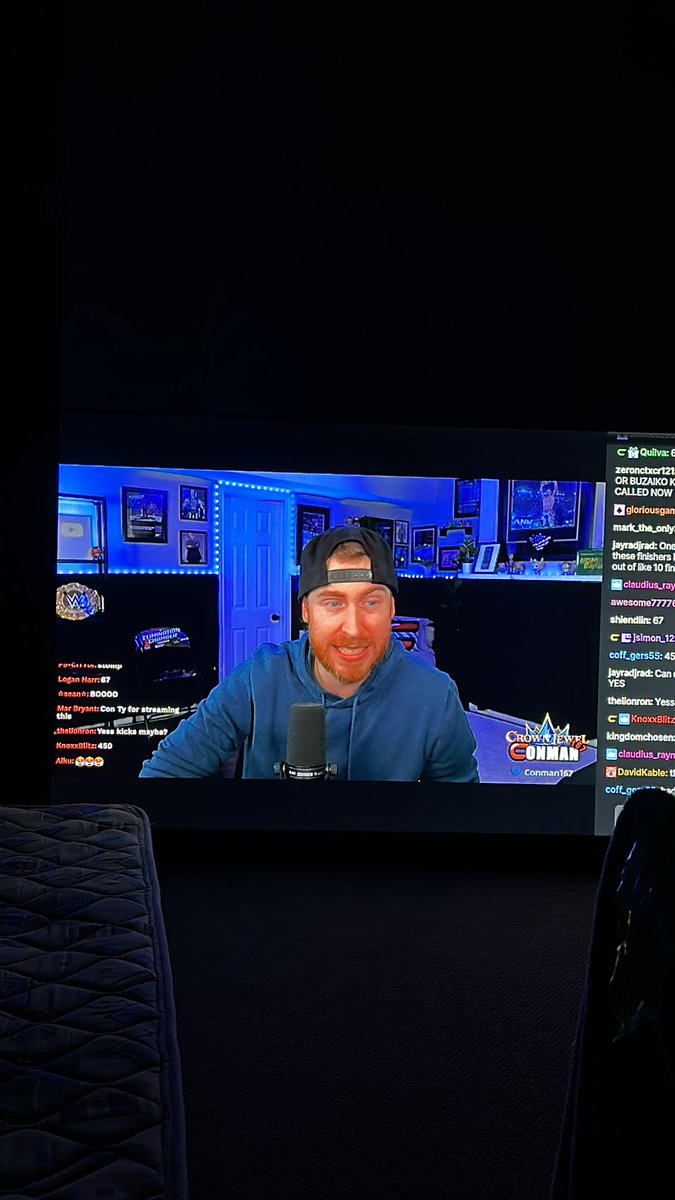 JoshuaTattersa6's tweet photo. Watching @conman167  reacting. To wwe on twitch.  My. Favourite stream https://t.co/kuoMicl3eQ