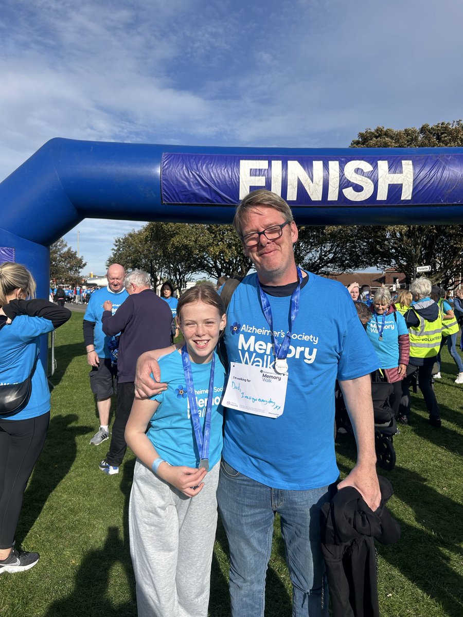 toneyq73's tweet image. A lot of unhappy days since my dad passed away. Today walking for dad with my amazing daughter was an amazing emotional wonderful experience #memorywalk #southshields