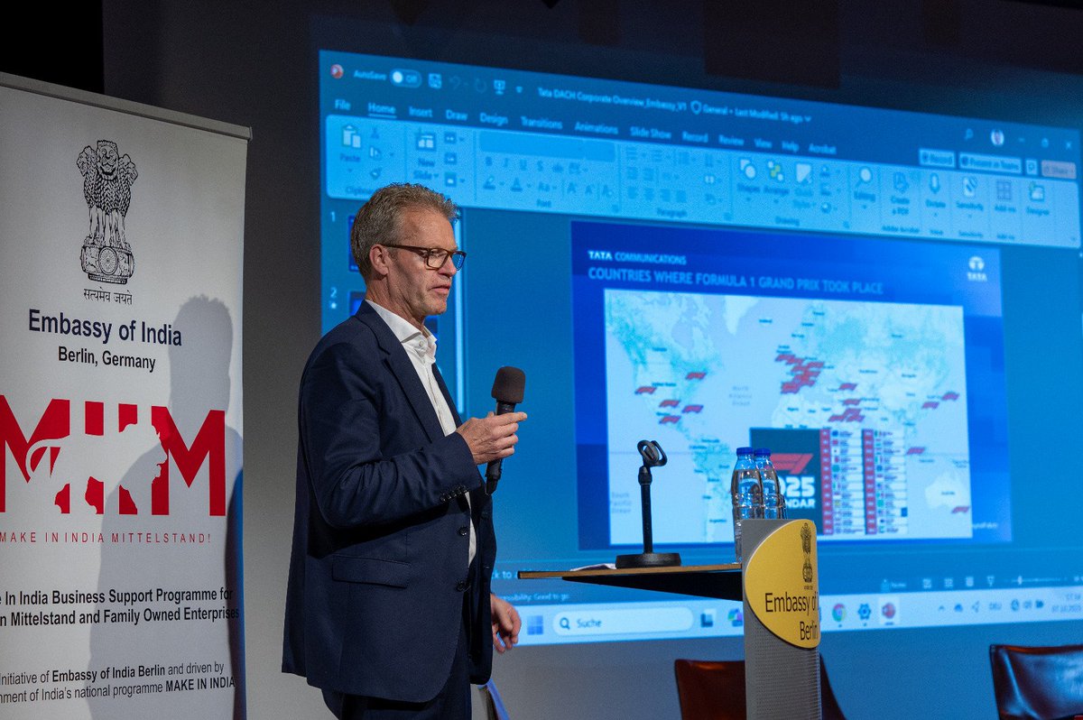 eoiberlin's tweet image. @eoiberlin hosted a Seminar titled “India-Germany: Partnering for an Innovation-Driven Future” with German Indian Innovation Corridor on 7 Oct 2025.
Amb @AjitVGupte underscored 🇮🇳-🇩🇪 ties in #DeepTech, #AI & digitalisation.
Experts from both countries shared insights, followed…
