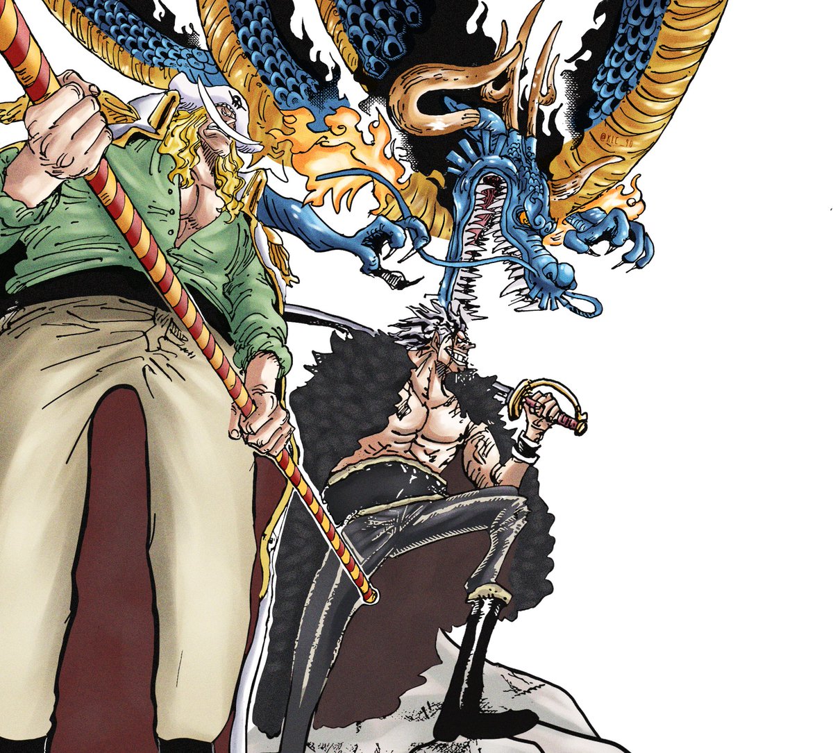 KLC_90's tweet image. Monster trio

#ONEPIECE #ONEPIECE1162