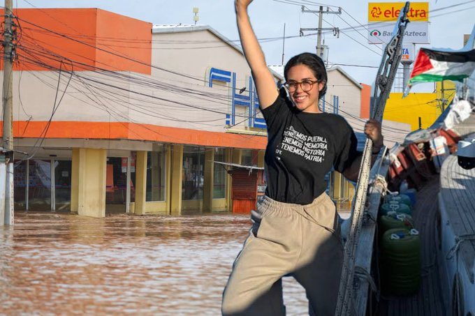 IndiraKempis's tweet image. Qué bien que ya llegó la flotilla con ayuda humanitaria a Veracruz. 
Los mexicanos dando muestra de que los suyos son prioridad.