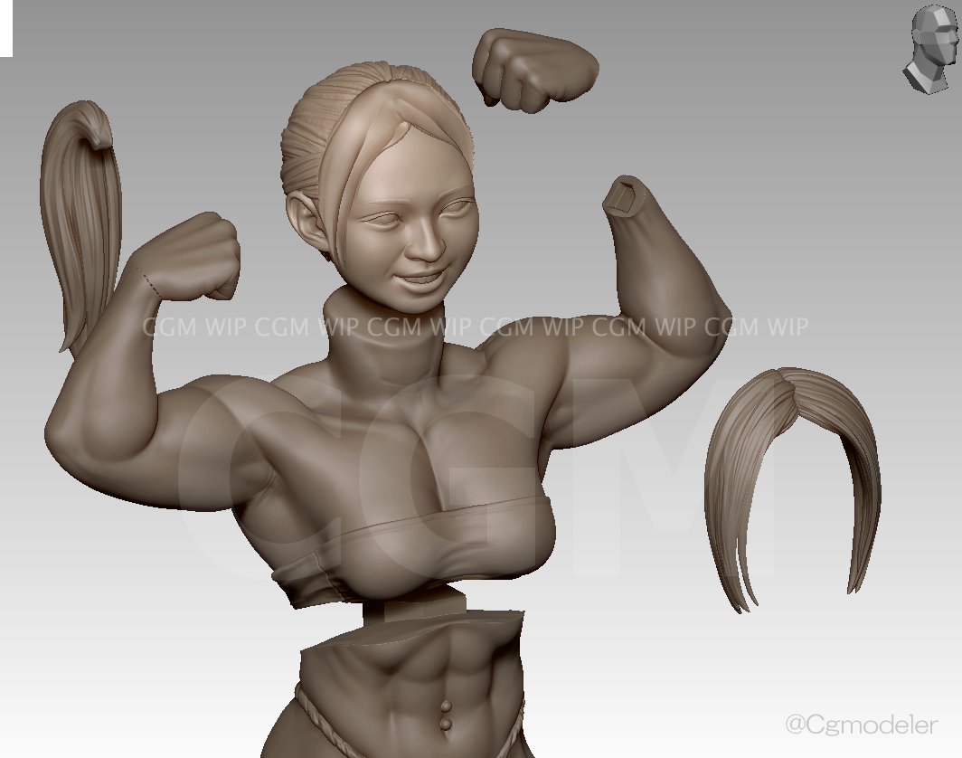 こちらのデータ、相変わらずテストプリントを繰り返しています💪

3Dプリンターを新調してノズルが0.2mmに!

おかげでこれまで「仕様かな」と諦めていた部分が作り方次第で改善できるように。

嬉しい悲鳴と共に一部作り直し中w
#ZBrush #3DPrinter