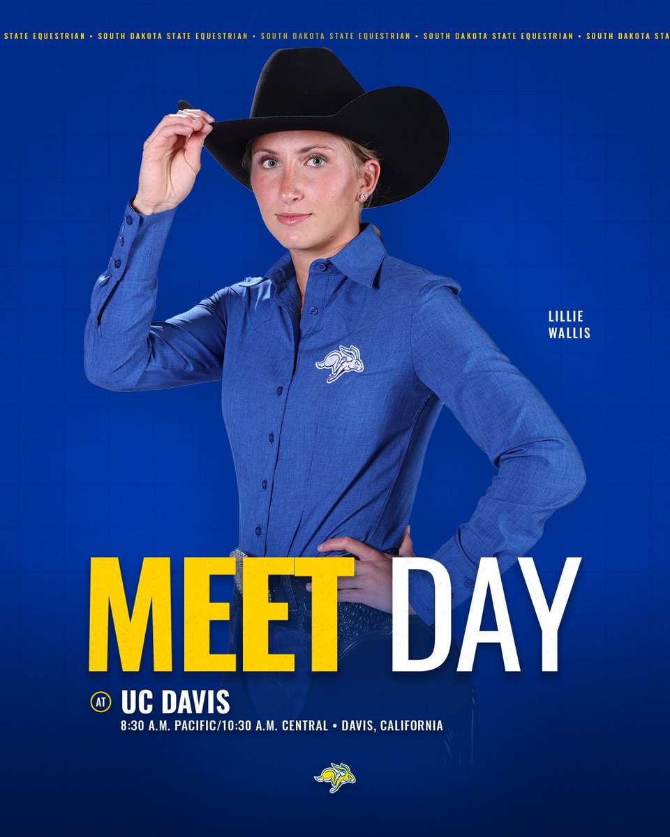 Back in the saddle today in California

🆚 » UC Davis
⏲️ » 8:30 a.m. Pacific | 10:30 a.m. Central
🏟️ » UC Davis Equestrian Center | Davis, Calif.
🔗 » linktr.ee/gojackseq

#GoJacks 🐰