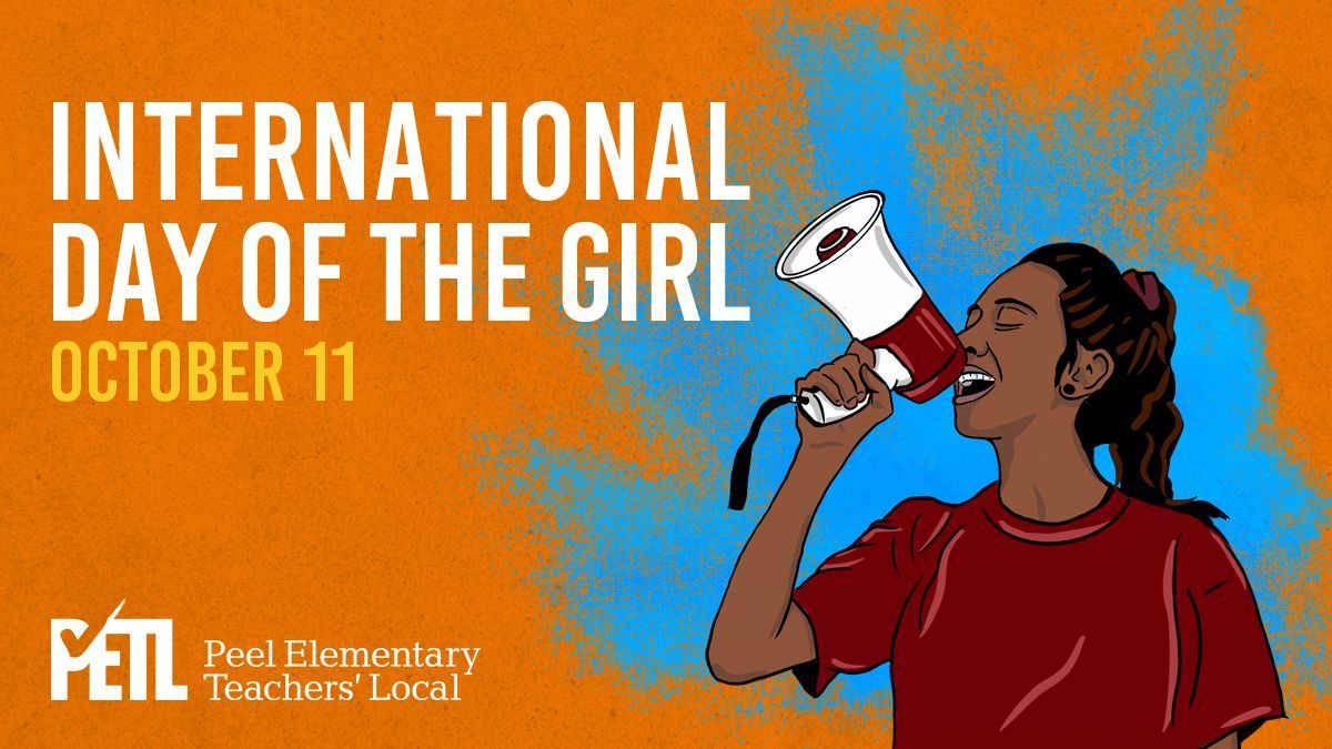 ETFOPeel's tweet photo. Girls are leading, questioning and imagining better futures. They’re also navigating the barriers of underfunded schools. On Intl Day of the Girl, we celebrate their strength and an end to decisions that limit their potential.#DayOfTheGirl #PETL #ETFO #FundOurFuture #OntEd #OnLab https://t.co/47gMvL5D3g
