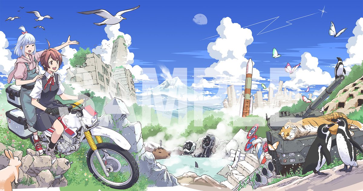 🏍・・・・・・・・・・・💨 次はここに行ってみようよ！ #終末