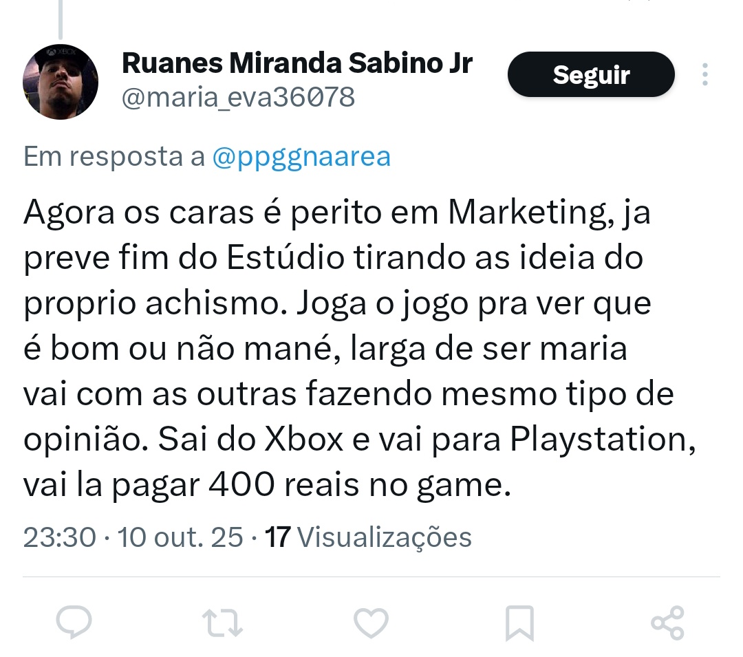 PP do Canal PPGGNAAREA ! Youtube ! tweet media