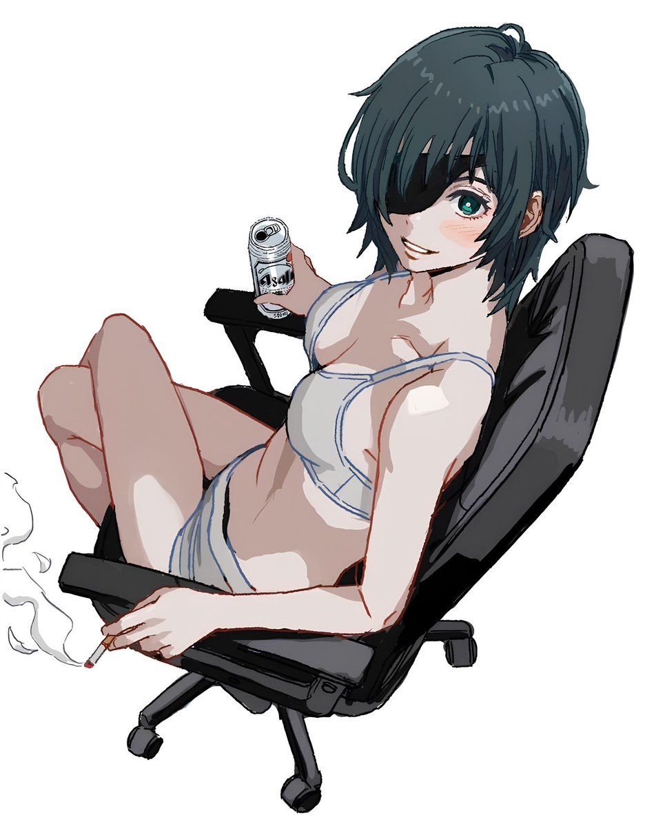 leki_ltb's tweet image. Himeno #Himeno #csm #chainsawman #anime #manga #art