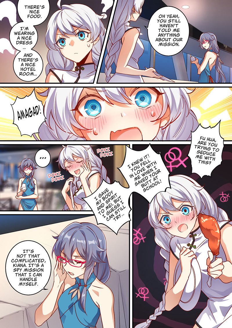 _PersonMcHuman_'s tweet image. Imagine saying this about HI3 of all games. 

&quot;Normal conversation&quot; my ass~