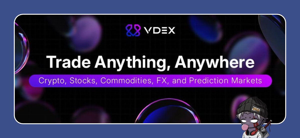 El_sc0tt's tweet image. Ever stared at a trading dashboard and thought, “So which button actually makes me money?”

That’s where @0xVDEX comes in, making perpetual trading simple, clean, and onchain.

Here’s the quick rundown

You can trade crypto, stocks, commodities, and even FX with leverage, it…