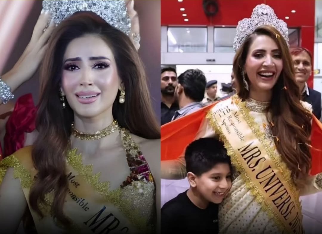 upsccommunity's tweet image. 𝗛𝗶𝘀𝘁𝗼𝗿𝘆 𝗠𝗮𝗱𝗲 🇮🇳🥳
📍After 48 long years, India shines on the global stage Sherry Singh becomes the first Indian to win the Mrs. Universe 2025 crown.
📍A proud moment for every Indian! Let&apos;s celebrate this incredible milestone.
#India #CurrentAffairs