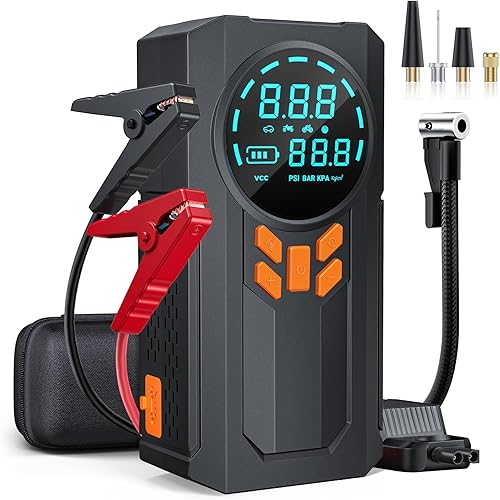 ClickandSaveonX's tweet image. 🏆 POPULAR DEAL
Jump Starter with Air Compressor, 5000A 160PSI Battery Jumper Starter Portable (9.0 Gas/8.0L Diesel), 12V Jump Box Car Battery Jump Starter with Smart Jumper Cables, LED Light, LCD Display

Regular: $47.49
Sale Price: $23.74
Use Code: EHYHFT5T 
Total Savings:…