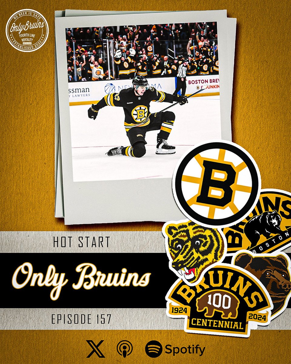 OnlyBruinsPod's tweet image. 🚨🚨Hot Start🚨🚨
We are BACK talking #NHLBruins
🏒Opening night
🏒Home Opener
🏒Minten
🏒Hampus Lindholm
🏒++ PLENTY more
Sponsored by @PureHockey
🍎: podcasts.apple.com/us/podcast/onl…
🟢: open.spotify.com/episode/0n6unF…