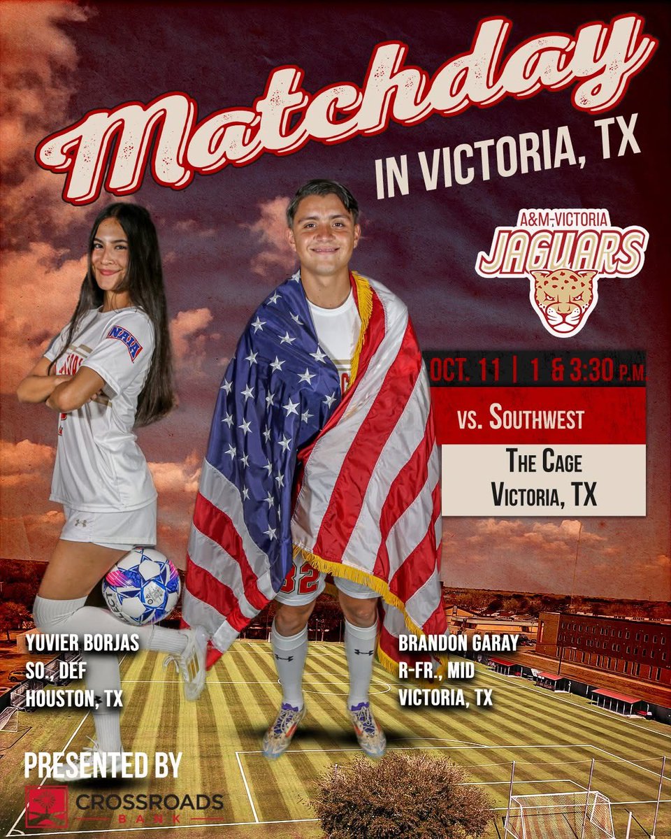 The Jags are back in the saddle against the Mustangs

🆚 Univ. of the Southwest
🏟 The Cage
📍Victoria, TX
⏰1 / 3:30 p.m.
📊TAMUVAthletics.com
📺YouTube.com/@TAMUVAthletics (NO COMMENTARY)

#GoFirst #UpTheJags