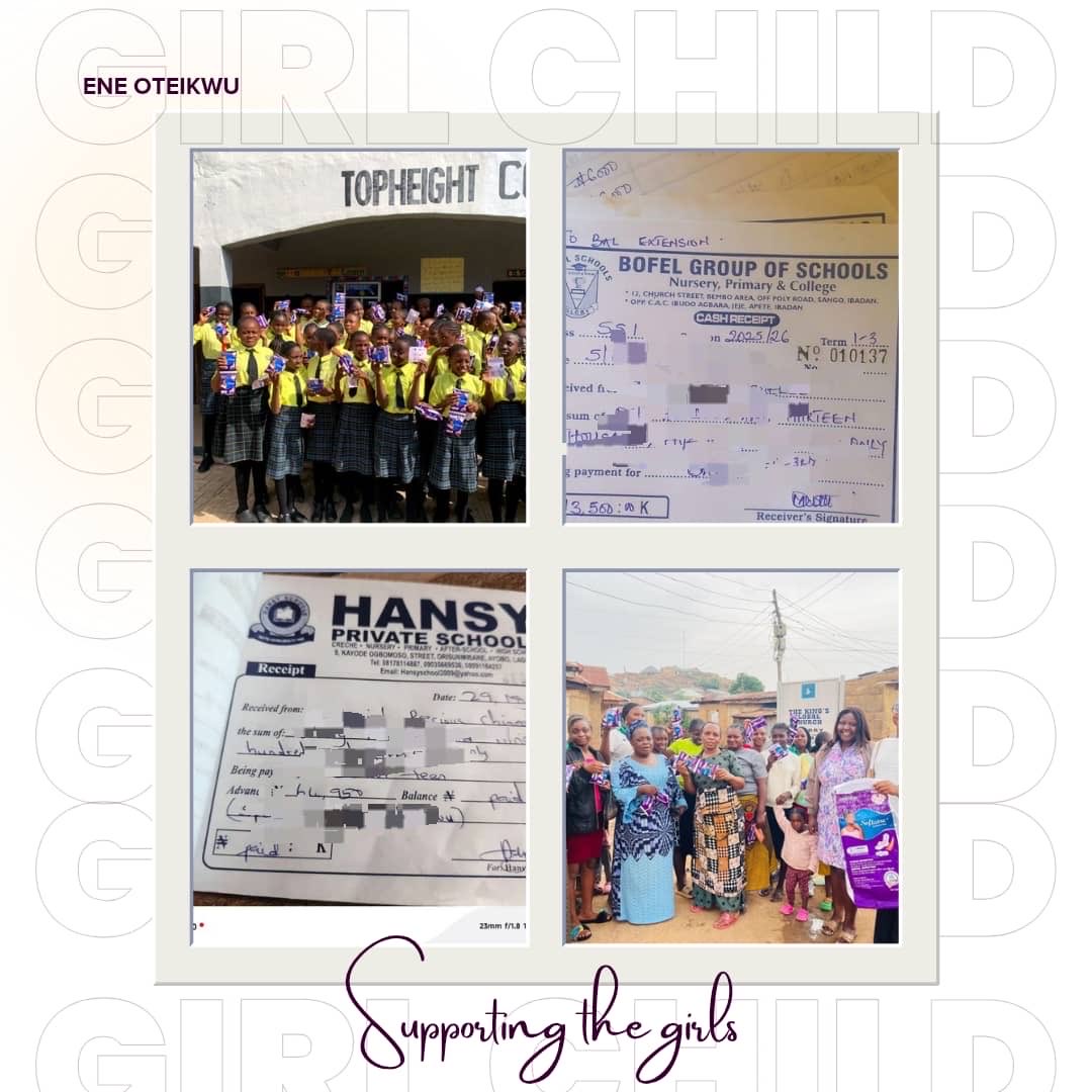 My life’s mission is to ensure that this world is a place where girls are heard, seen, and taken seriously. 
Happy international day of the Girl child to every girl out there. 

I’m here for you always! Your dreams are valid no matter who says otherwise. ❤️