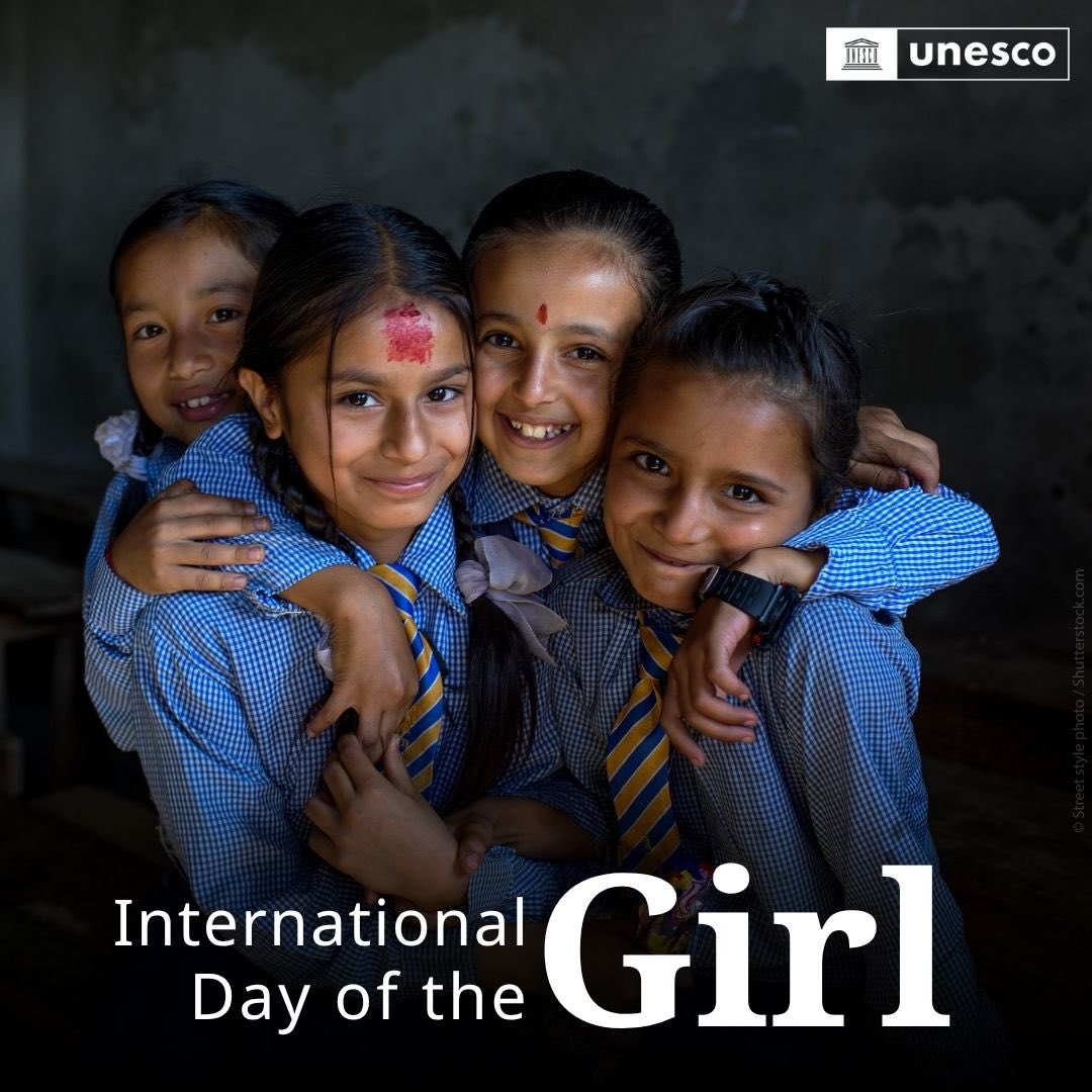 UNESCO's tweet image. Since 1995,
โก๏ธ91M more girls enrolled in primary education
โก๏ธ136M more in secondary
โก๏ธtheir number tripled in tertiary education
Yet, 133M remain excluded.
As we mark the #DayOfTheGirl, let's double efforts to break down gender barriers in education.
unesco.org/en/days/girl-cโฆ