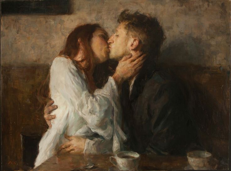 Ron Hicks - Coffee and Kisses (2014)
#art
Ron Hicks began his career in the tradition of 19th-century masters. Today, his work masterfully blends realism and abstraction.
