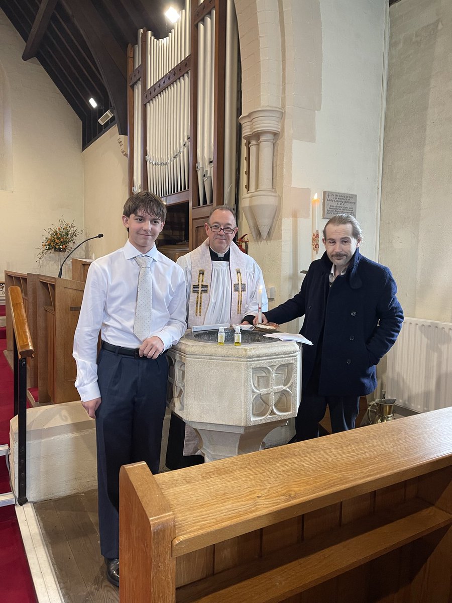 Congratulations to Jake baptised at St David’s Groesfaen <a href="/TheGarthMA/">The Garth Ministry Area</a> <a href="/ChurchinWales/">The Church in Wales | Yr Eglwys yng Nghymru</a>